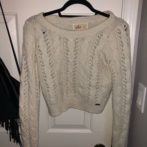 Hollister crop sweater